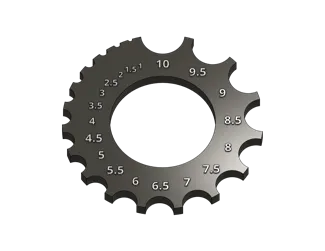 Radius Gauge Tool (Metric)