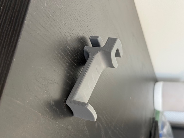 Miniatura 1 do modelo 3D Parametric removable headrest hook