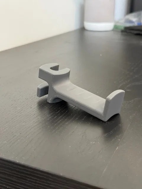 Parametric removable headrest hook view 4