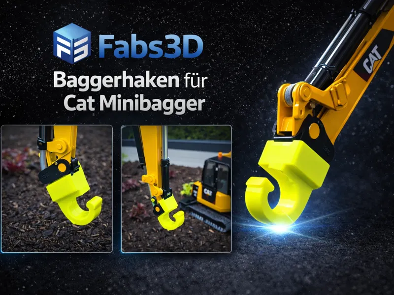 Baggerhaken für Cat Minibagger