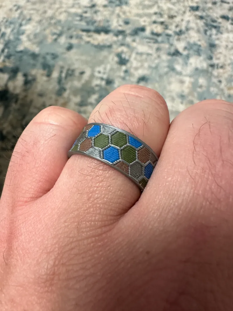 Hex Multi-Color Ring