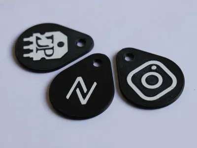 NFC Keychain with custom Logo