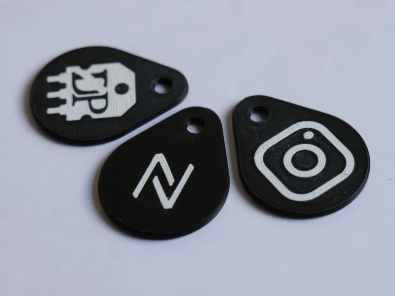 NFC Keychain with custom Logo