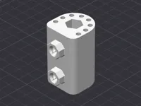 Dual Push Fit Bolt Lockable Mount