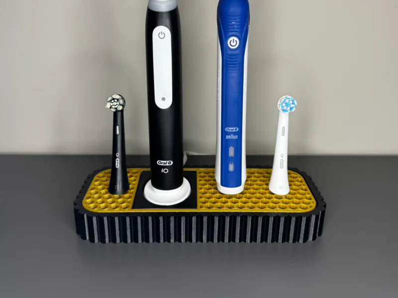 Base porta Oral B IO con drenaggio a nido d’ape