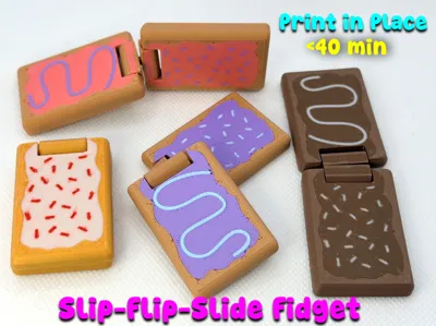 Toaster Pastry Slider + Flip Fidget (~40 mins)