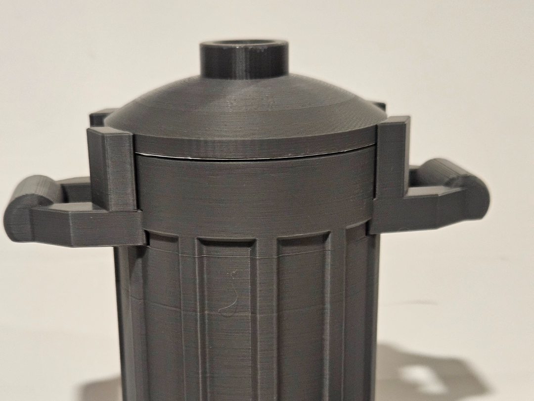 5x Brick Trash can With Lid