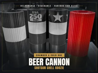 Reloadable Shotgun Shell Beer Cannon V2