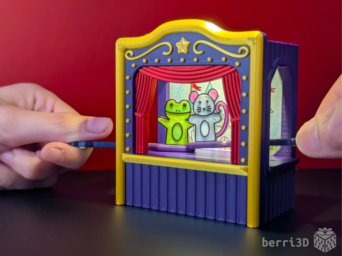 Mini Puppet Theater - Free 3D Print Model - MakerWorld