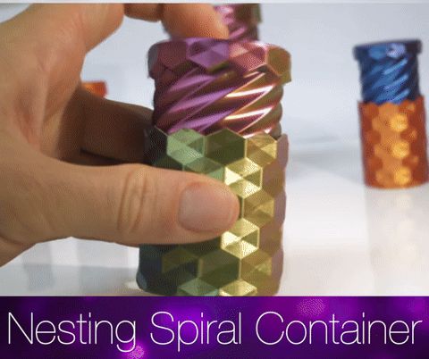 Nesting Magic Spiral Container