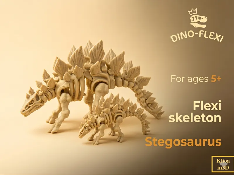 Flexi Skeleton Stegosaurus