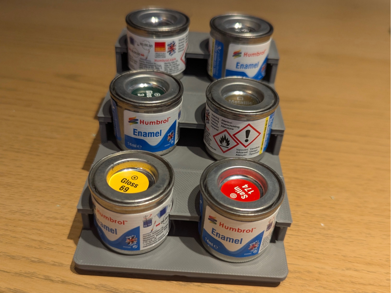 33mm paint rack | Gridfinity Paint System