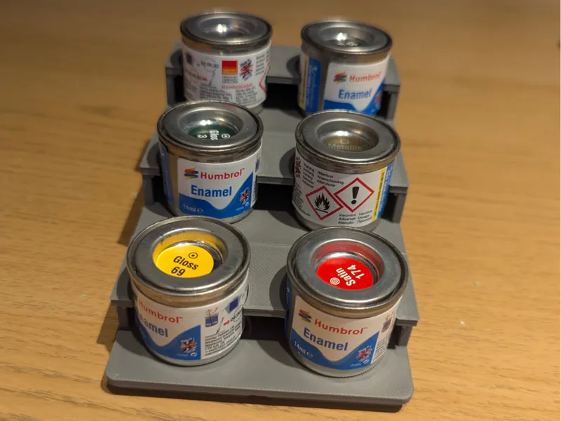 33mm paint rack | Gridfinity Paint System