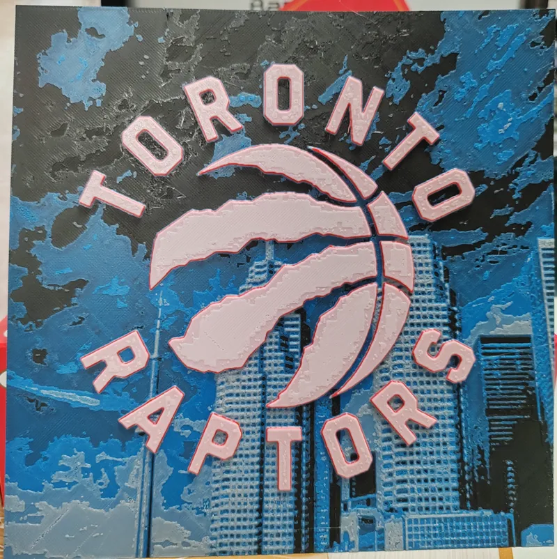 NBA Toronto Raptors Hueforge