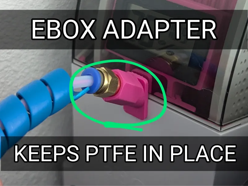 eSun eBox PTFE Fitting Adapter With M6 Coupling