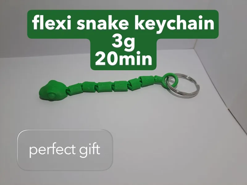 flexi-snake-keychain