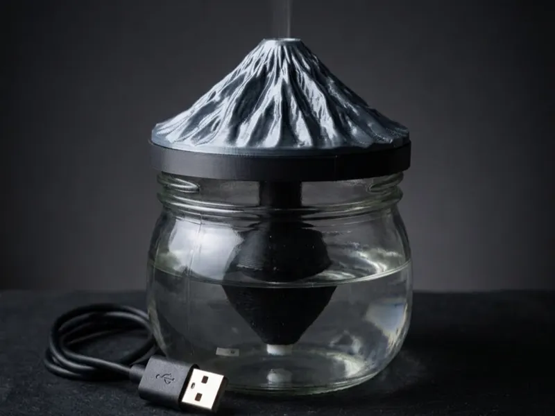 Ultrasonic Humidifier for Glass Jar (Volcano)