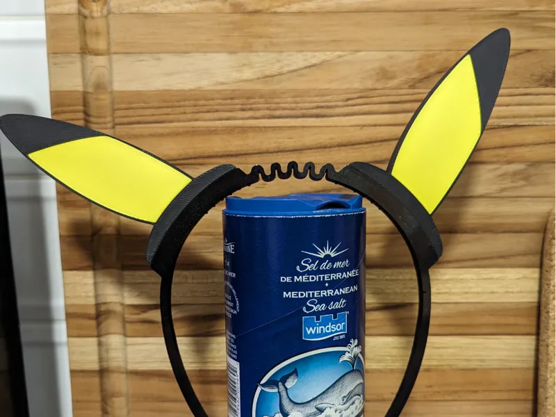 Pikachu Ears for 5 Magnet Modular Headband