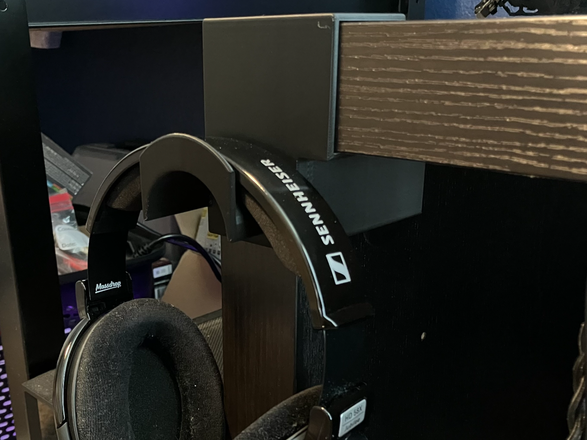 IKEA Malm Desk Corner Headphone Holder
