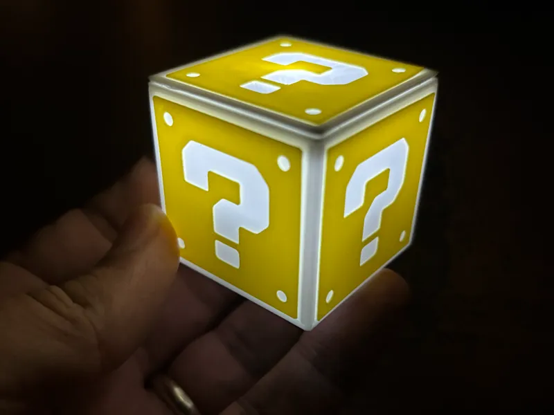 Mario Mystery Block - Tea Light