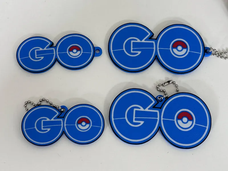 Pokemon Go Binder Keychain small Version