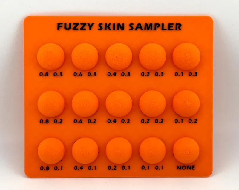 Bambu Studio Fuzzy Skin Sampler