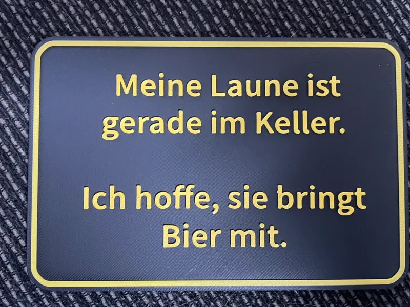 Meine Laune ist im Keller