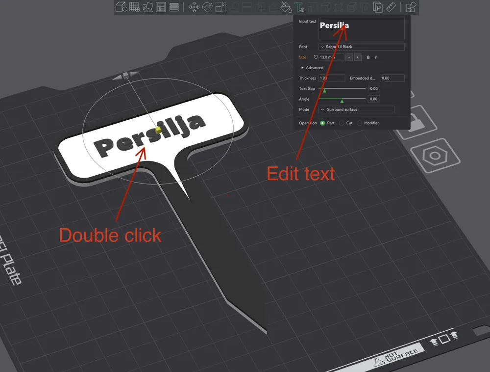 Customizable Plant Label - Free 3D Print Model - MakerWorld