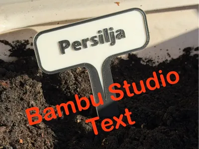 Customizable Plant Label