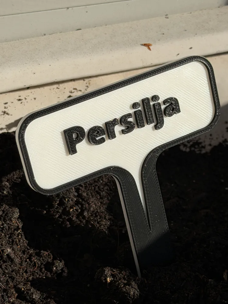 Customizable Plant Label - Free 3D Print Model - MakerWorld