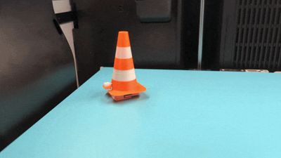 Walking Traffic Cone