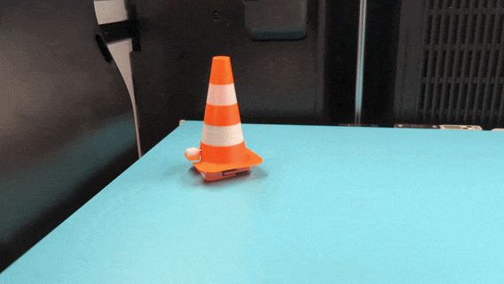 Walking Traffic Cone