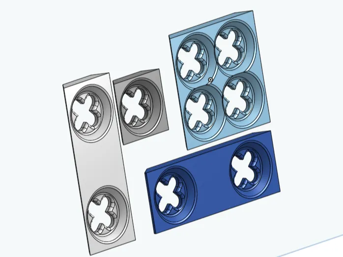 Flush, Low-Profile Ikea Skadis Mounting System