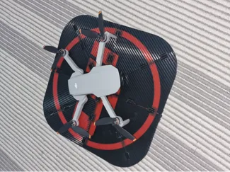 drone landing pad pieghevole