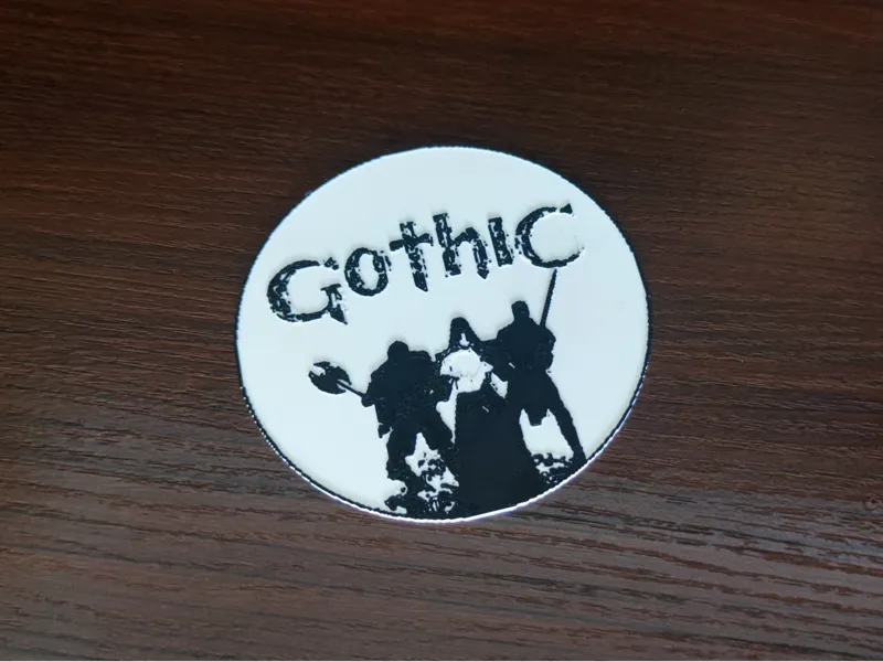 Gothic cup coaster