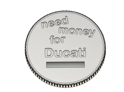 Monster Can Piggy Bank Lid - need money for Ducati