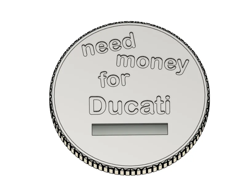 Monster Can Piggy Bank Lid - need money for Ducati
