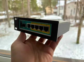 MikroTik hEX PoE Rackmount