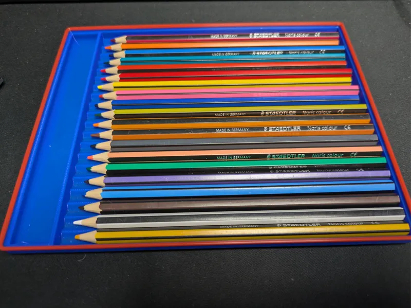Pencil Stackable Tray - Simplified Gridfinity 4x5