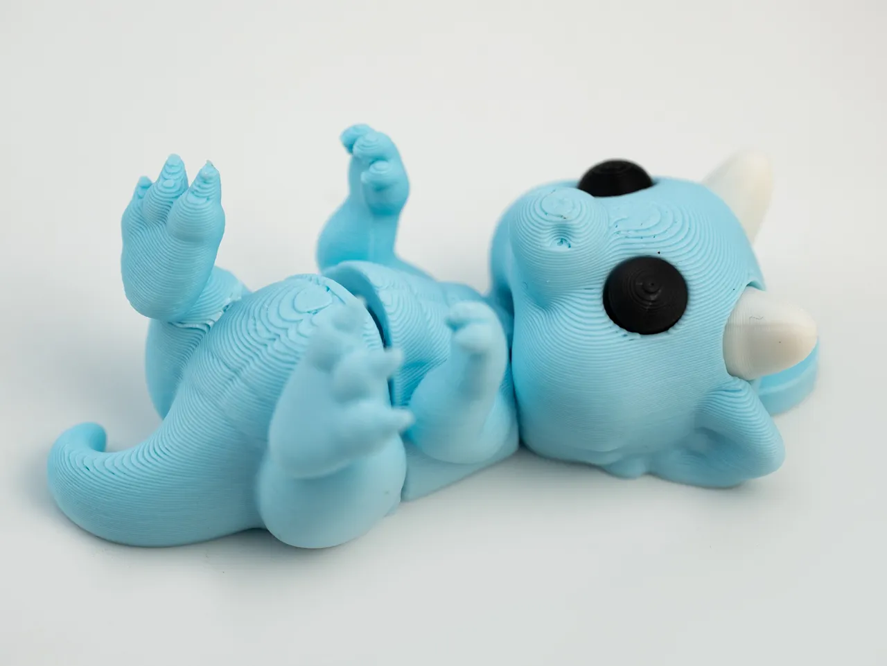Tiny Flexi Dragon - Articulated & Keychain view 4