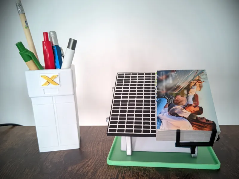 Office PV set - Business Cards holder and pen box
