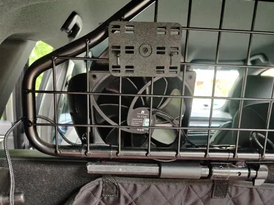 Trunk fan for dogs