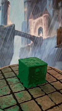 Figurine de cube gélatineux D&D (généré par IA) — photo 2