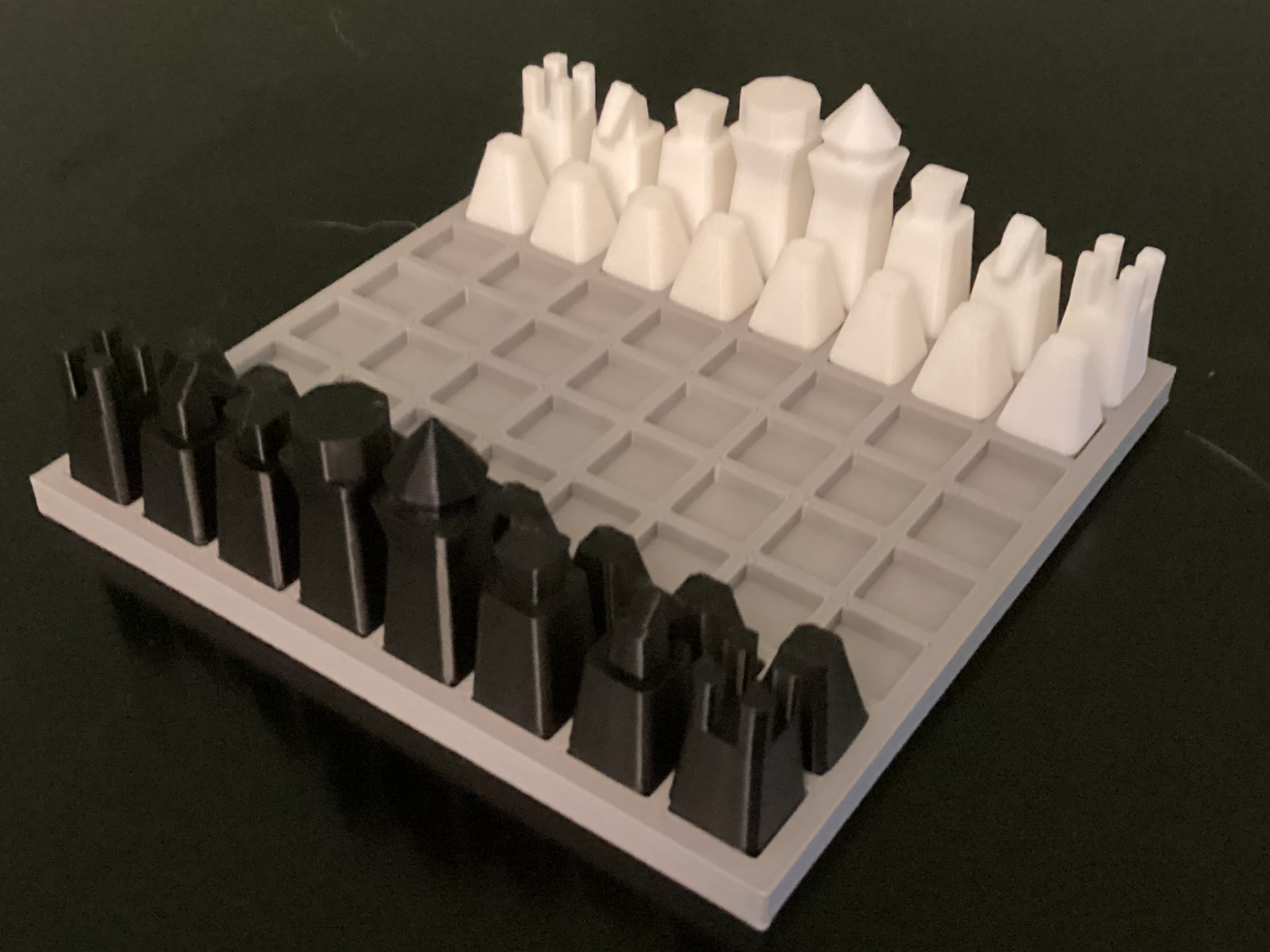 Mini Topple-Resistant Chess set