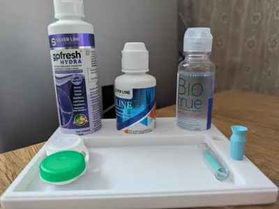 Contact Lens case for Hard and Soft lenses