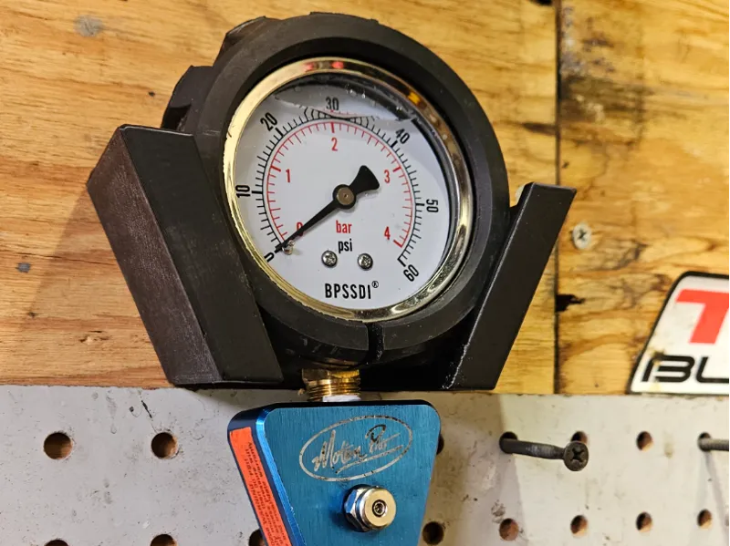 Tire Pressure Gauge Wall Mount Holder