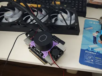 适用于特斯拉Tesla V100显卡的酷冷至尊水冷头支架