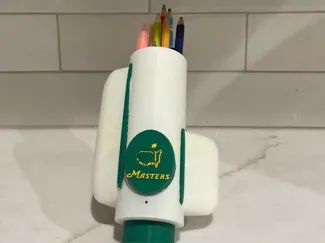 Masters golf bag pencil holder