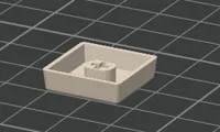 Key cap Flat, 0.08mm layer, 2 walls, 15% infill