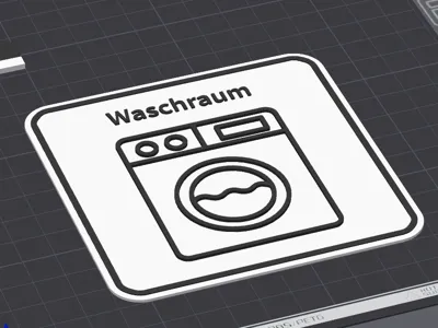 Washroom Sign